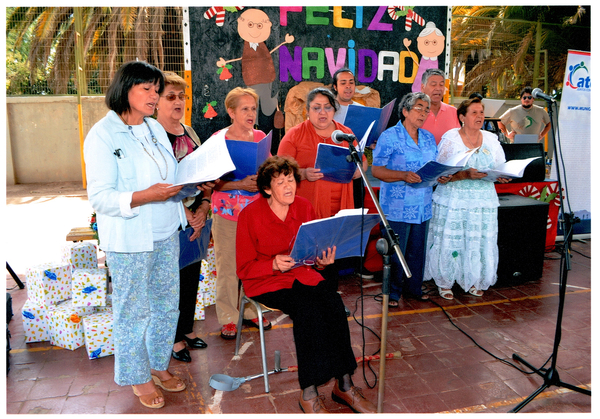 Coro adulto mayor Navidad 2017