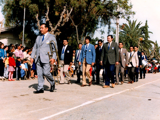 Desfile banda ex alumnos