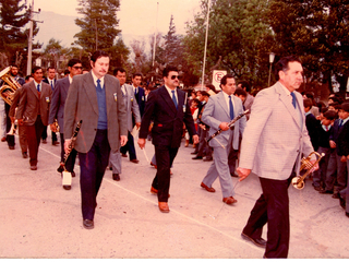 Desfile banda ex alumnos