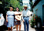 Paola junto a la cantora Catemina Teresa Vargas