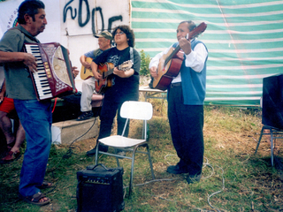 Conjunto Canta Catemu en celebración del Club de Pesca y Caza
