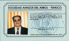 Carnet de socio Idelfonso Urrea