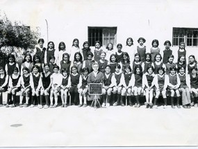 Alumnas de la Escuela N° 2