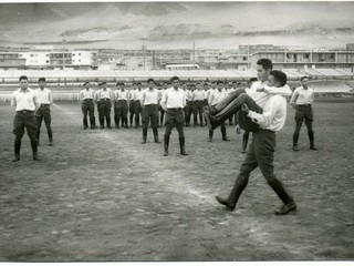 Ejercicios de instrucción de carabineros