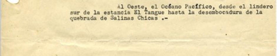 Límites de El Tangue