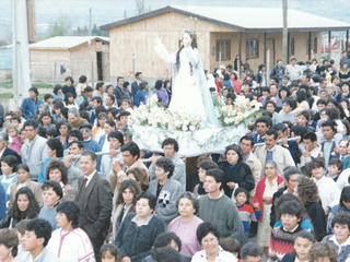 Procesión de la virgen del Tránsito