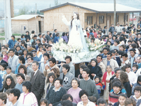 Procesión de la virgen del Tránsito