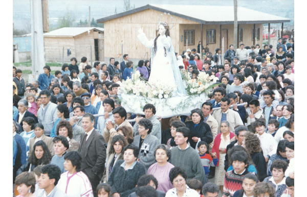 Procesión de la virgen del Tránsito