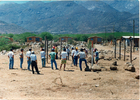 Construcción de la primera sede social Construcción de la primera sede social
