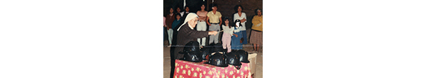 Ceremonia de bautizo del Cuerpo de Bomberos