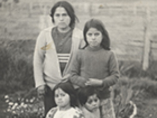 Alicia Díaz y sus nietas Alicia Díaz y sus nietas
