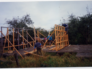 Construcción de centro de madres