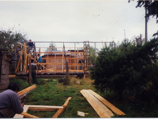 Construcción de centro de madres Construcción de centro de madres