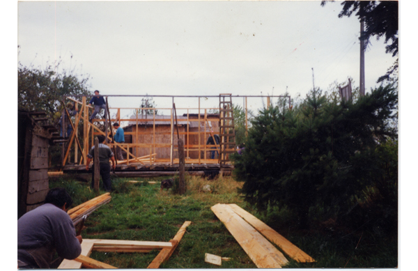 Construcción de centro de madres