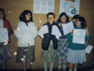Alumnas del curso de pintura en género Alumnas del curso de pintura en género