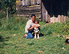 Carlos Ruiz y niña Carlos Ruiz y niña
