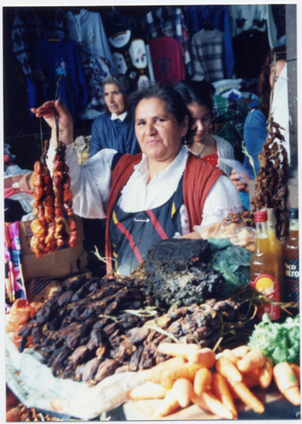 Vendedora de feria