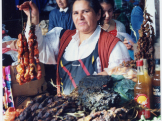 Vendedora de feria Vendedora de feria