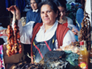 Vendedora de feria Vendedora de feria