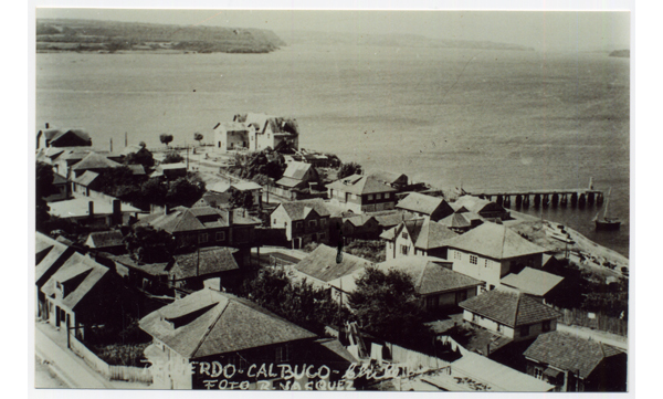 Panorámica del centro de Calbuco