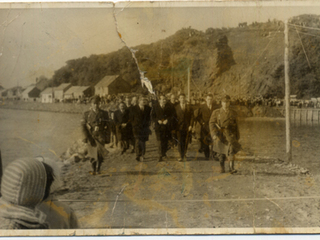 Inauguración del piedraplén de Calbuco