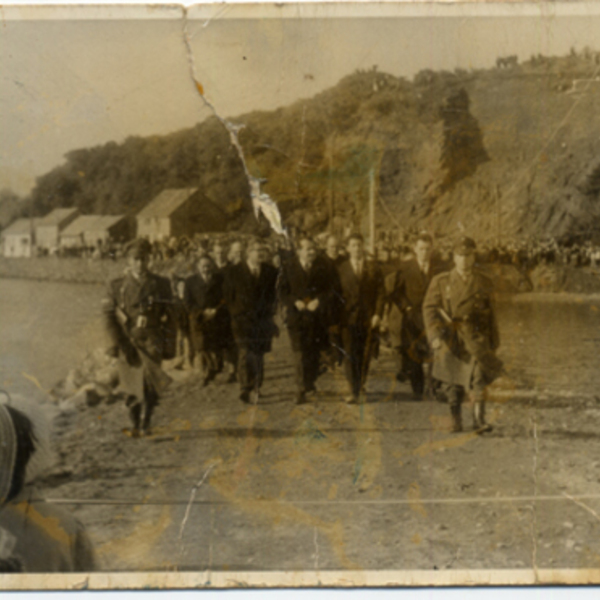 Inauguración del piedraplén de Calbuco