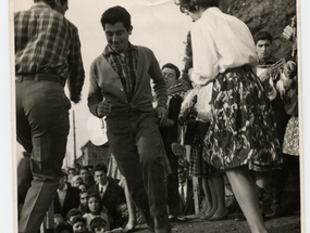 Inauguración del piedraplén de Calbuco