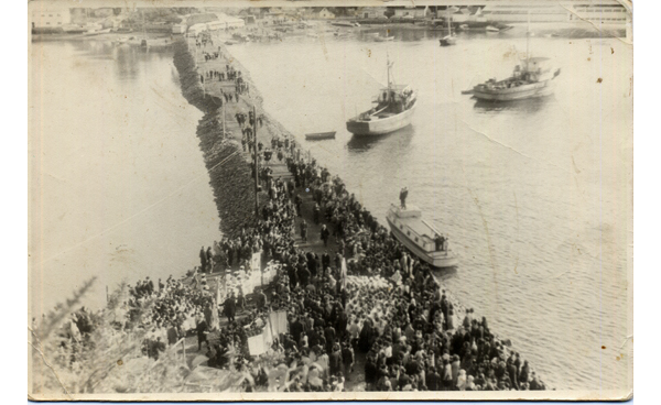 Inauguración del piedraplén