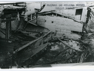 Ruinas de la tienda Milena Modas