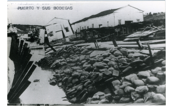 Ruinas del puerto y sus bodegas