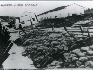 Ruinas del puerto y sus bodegas