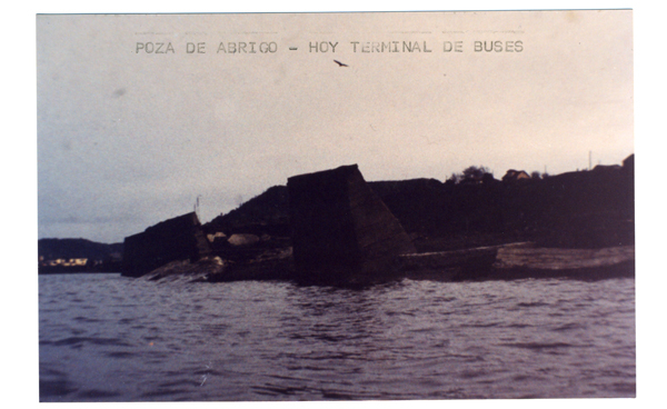 Ruinas de la poza de abrigo