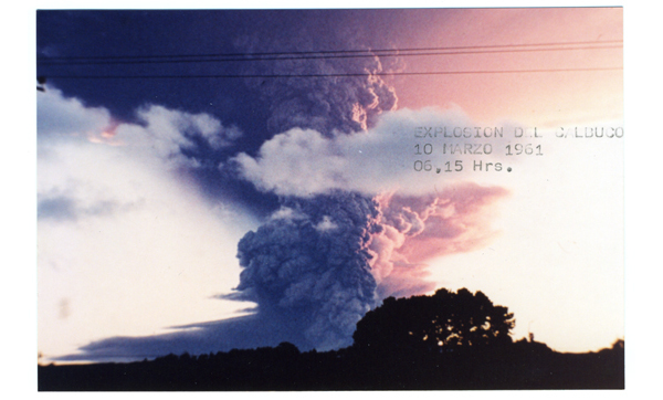 Erupción del volcán Calbuco