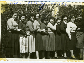 Alumnas de la Escuela Normal Rural