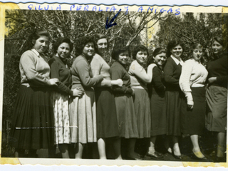 Alumnas de la Escuela Normal Rural