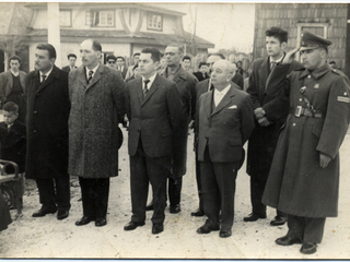 Acto en la plaza de armas