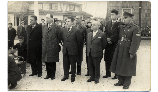 Acto en la plaza de armas