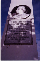 Placa recordatoria de José Manuel Balmaceda Placa recordatoria de José Manuel Balmaceda
