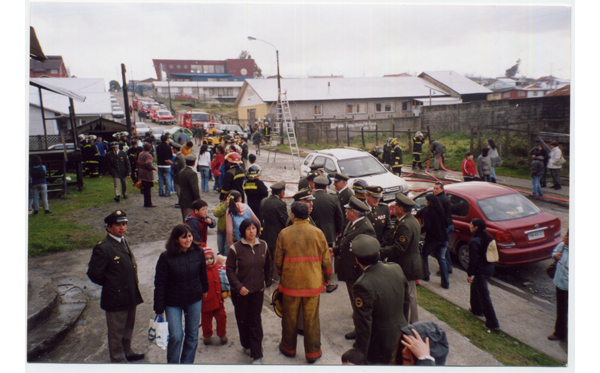 Ejercicio de bomberos