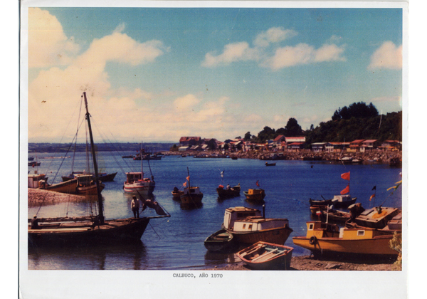 Panorámica de la bahía de Calbuco