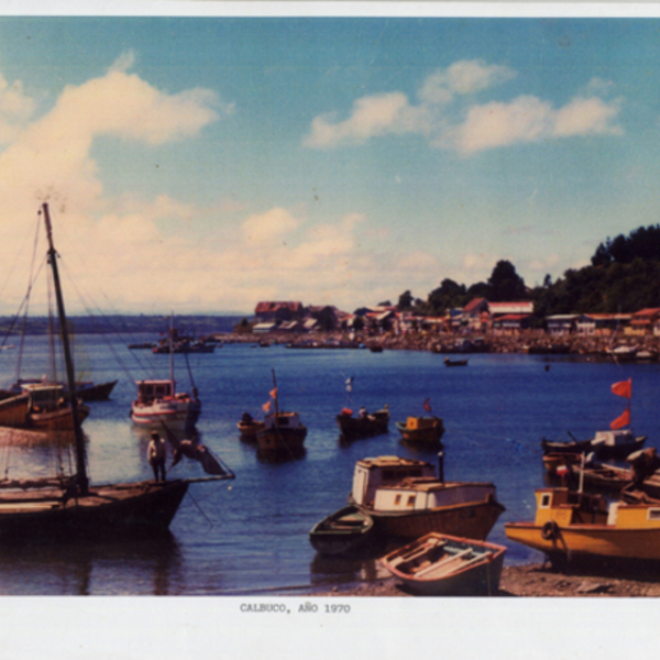 Panorámica de la bahía de Calbuco