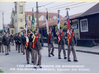 Desfile de las compañías de bomberos