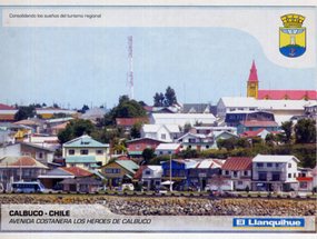 Panorámica de la costanera de Ancud