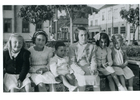 Niñas en la plaza de Puerto Montt