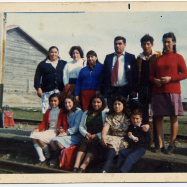 Despedida en la estación