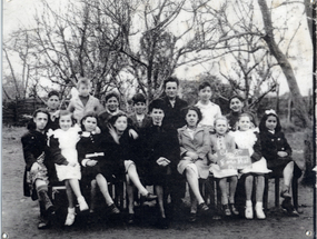 Alumnos del colegio Bernardo O'Higgins