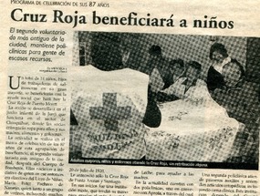 Cruz Roja beneficia a niños