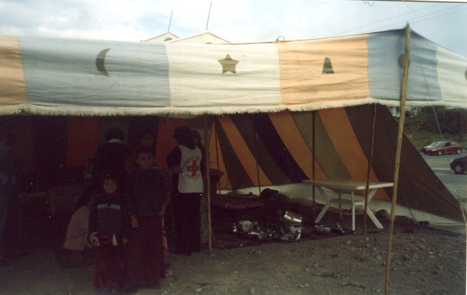 Operativo en campamento gitano