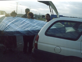 Operativo en campamento gitano