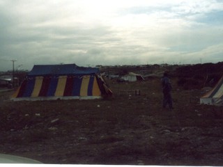 Operativo en campamento gitano